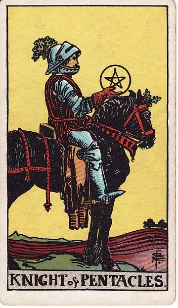 Cavaleiro de Ouros · O Cavalo